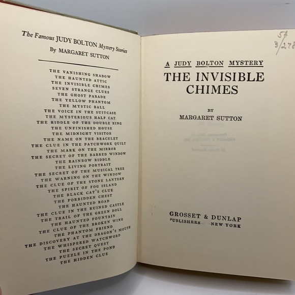 Vintage A Judy Bolton Mystery Book The Invisible Chimes #3 By Margaret Sutton - Picture 9 of 15